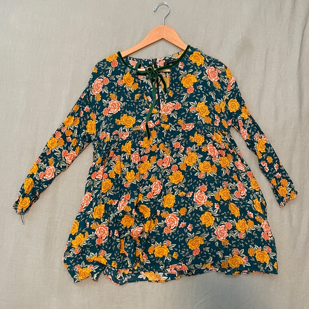 Zara Dress with Built in Shorts Size S
